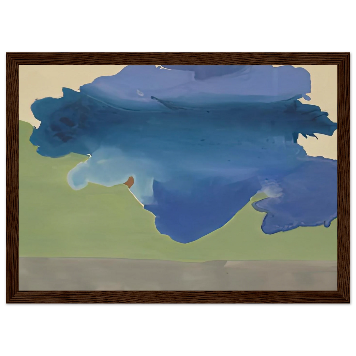 The Bay, 1963- Framed Poster | Helen Frankenthaler Framed Prints Wall Art | Frankenthaler Helen