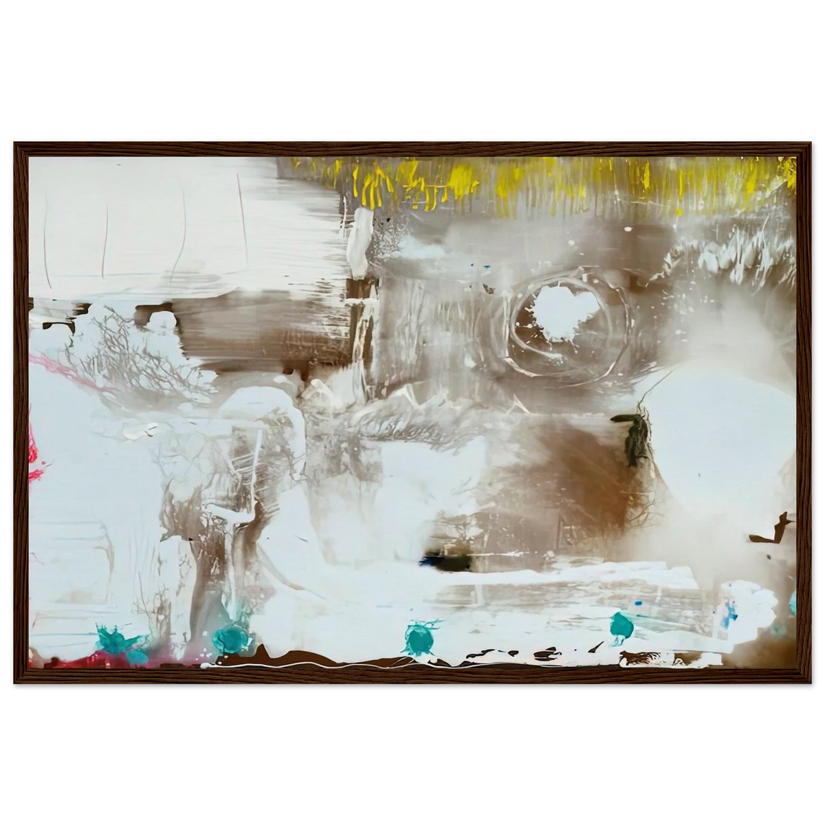 Arctic Thaw, 1990- Framed Poster | Helen Frankenthaler Framed Prints Wall Art | Frankenthaler Helen