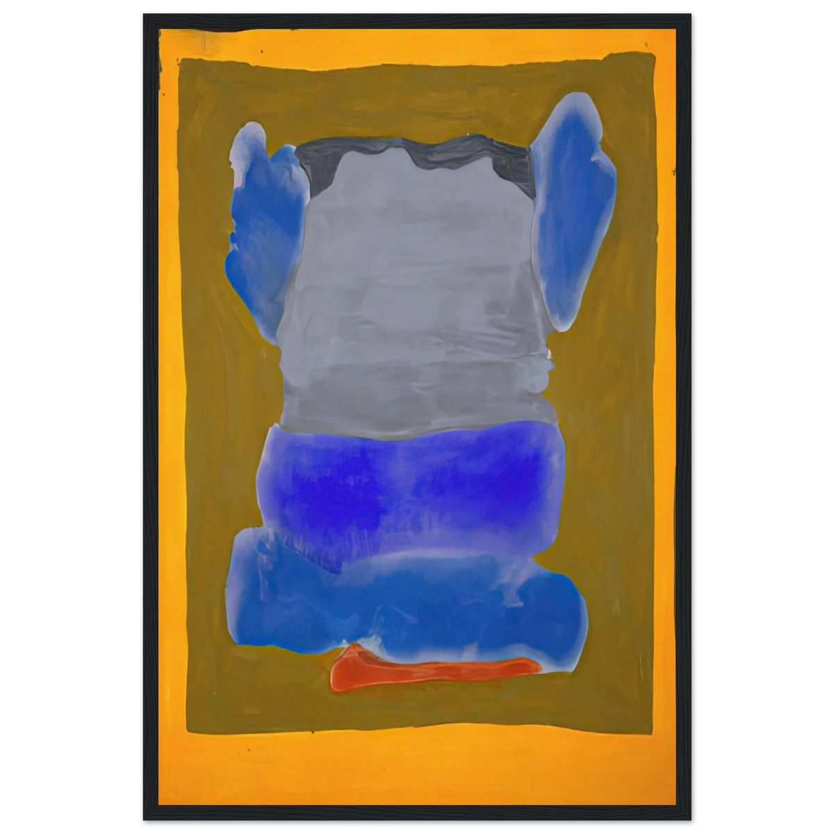 Buddha s Court - 1964 Framed Poster | Helen Frankenthaler Framed Prints Wall Art | Frankenthaler Helen