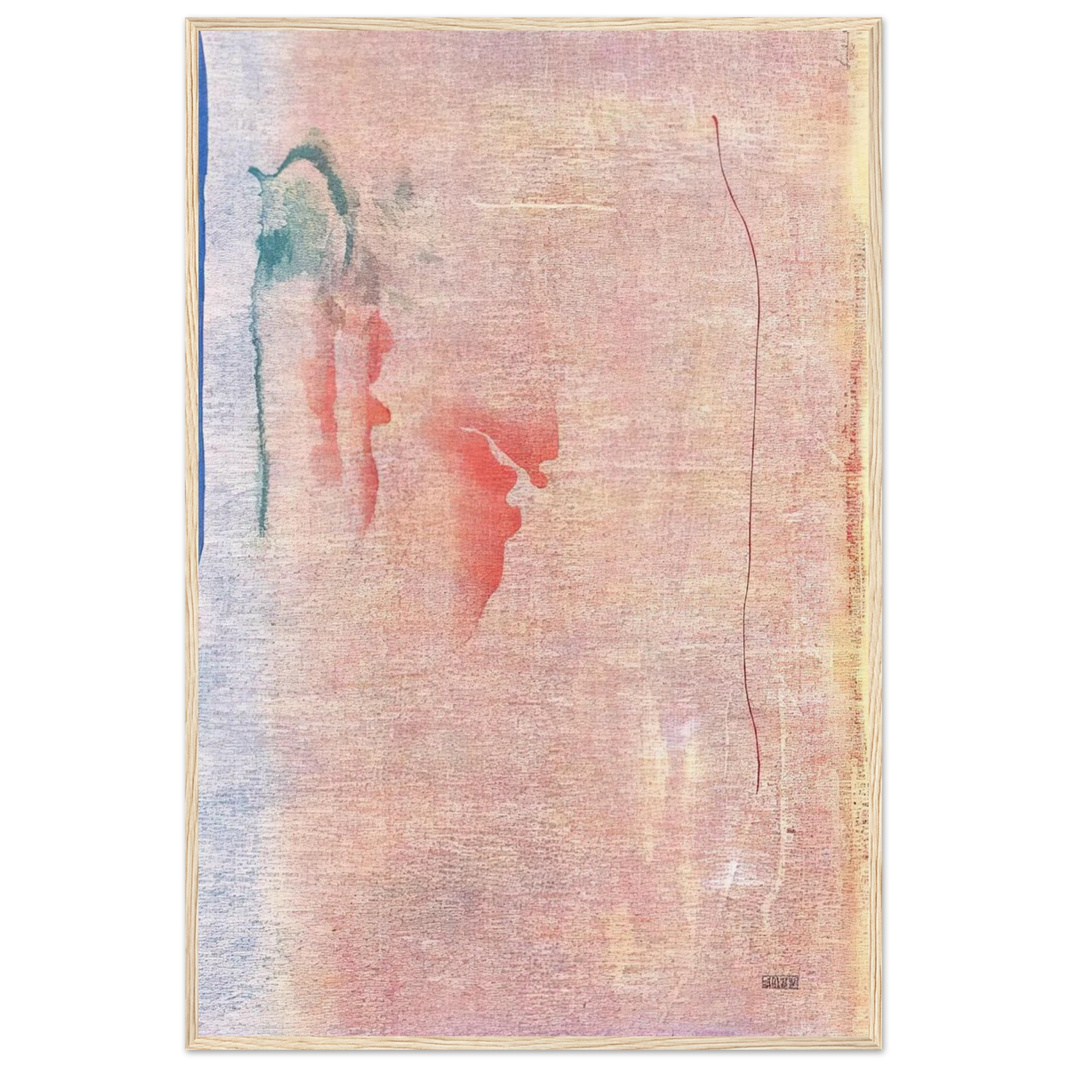 Cedar Hill - 1983 Framed Poster | Helen Frankenthaler Framed Prints Wall Art | Frankenthaler Helen