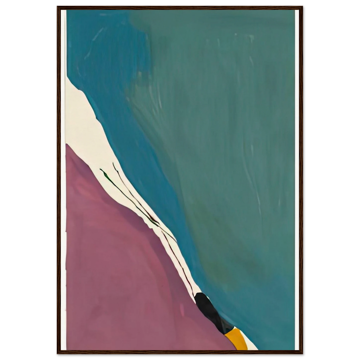 Red Travels, 1971- Framed Poster | Helen Frankenthaler Framed Prints Wall Art | Frankenthaler Helen