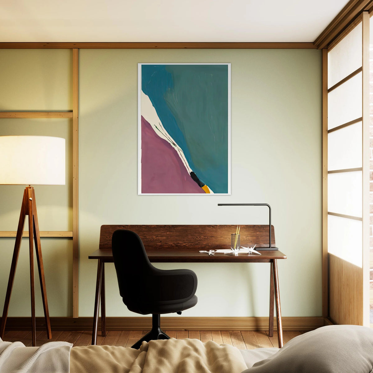 Red Travels, 1971- Framed Poster | Helen Frankenthaler Framed Prints Wall Art | Frankenthaler Helen