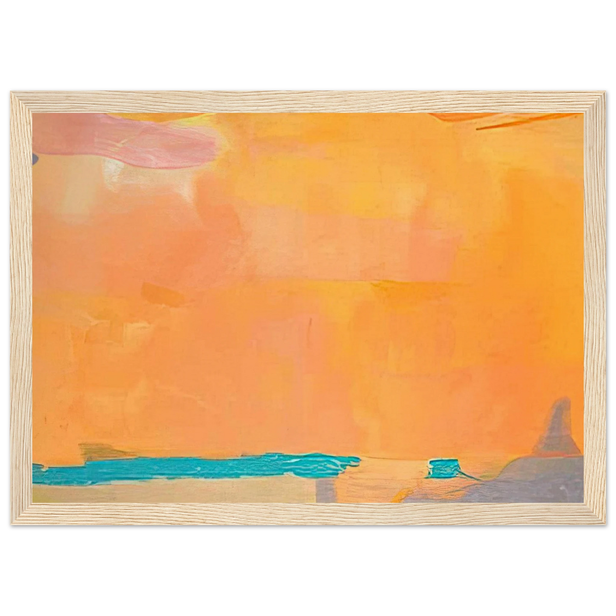 Royal Fireworks - 1975 Framed Poster | Helen Frankenthaler Framed Prints Wall Art | Frankenthaler Helen