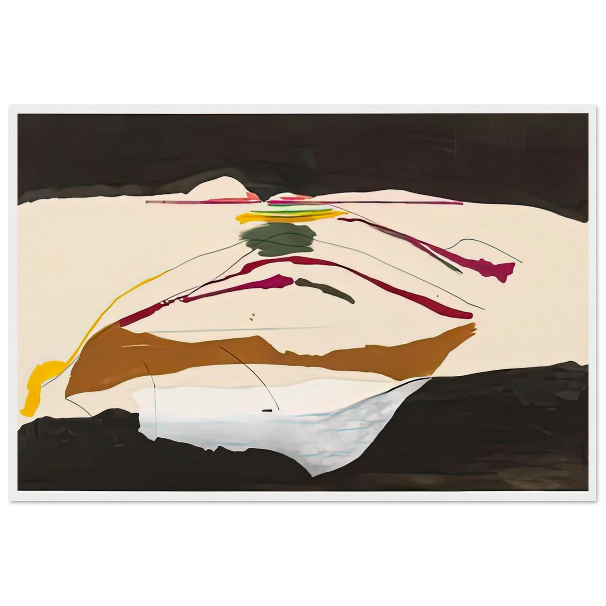New Paths, 1973- Framed Poster | Helen Frankenthaler Framed Prints Wall Art | Frankenthaler Helen