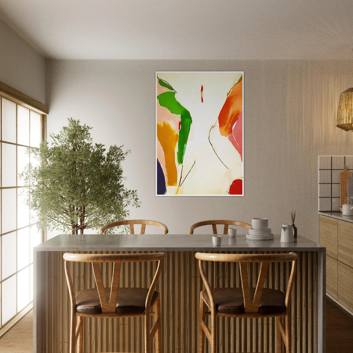Living Edge - 1973 Framed Poster | Helen Frankenthaler Framed Prints Wall Art | Frankenthaler Helen