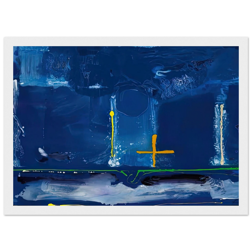 Sister Sky, 1991- Framed Poster | Helen Frankenthaler Framed Prints Wall Art | Frankenthaler Helen
