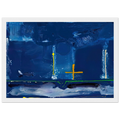 Sister Sky, 1991- Framed Poster | Helen Frankenthaler Framed Prints Wall Art | Frankenthaler Helen