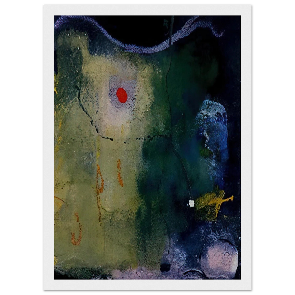 The Other Side of the Moon - 1995 Framed Poster | Helen Frankenthaler Framed Prints Wall Art | Frankenthaler Helen