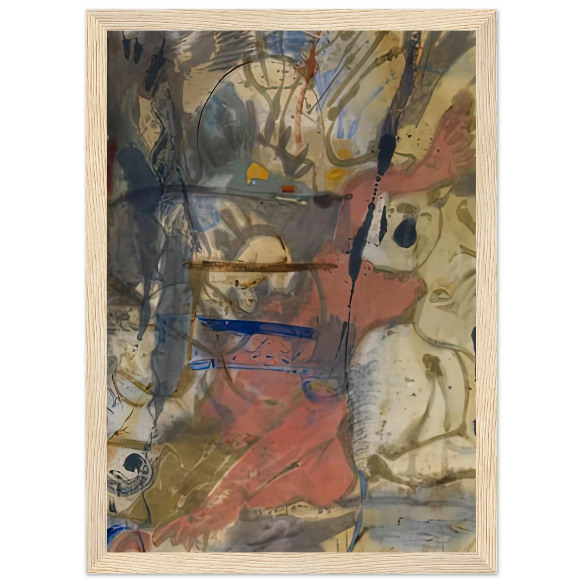 Europa, 1957- Framed Poster | Helen Frankenthaler Framed Prints Wall Art | Frankenthaler Helen