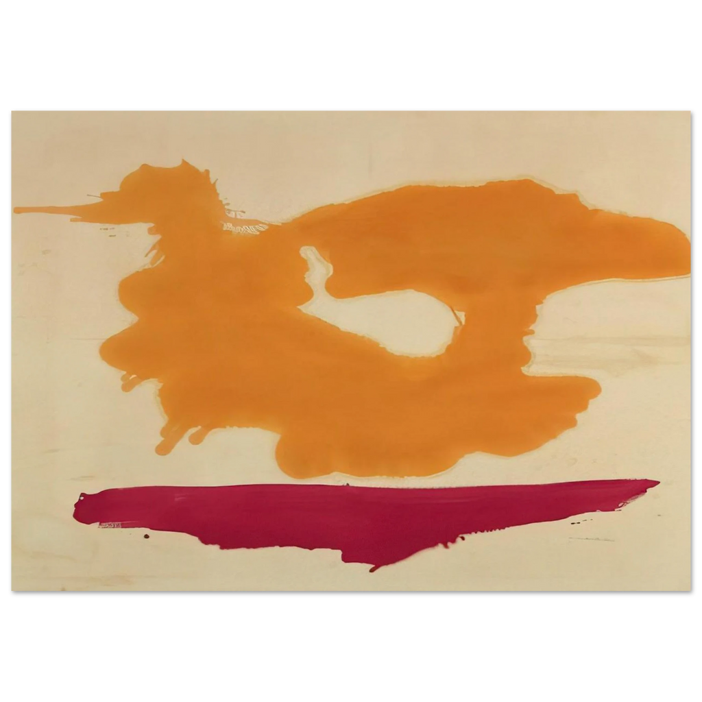 Only Orange - 1963 Poster | Helen Frankenthaler Poster | Frankenthaler Helen