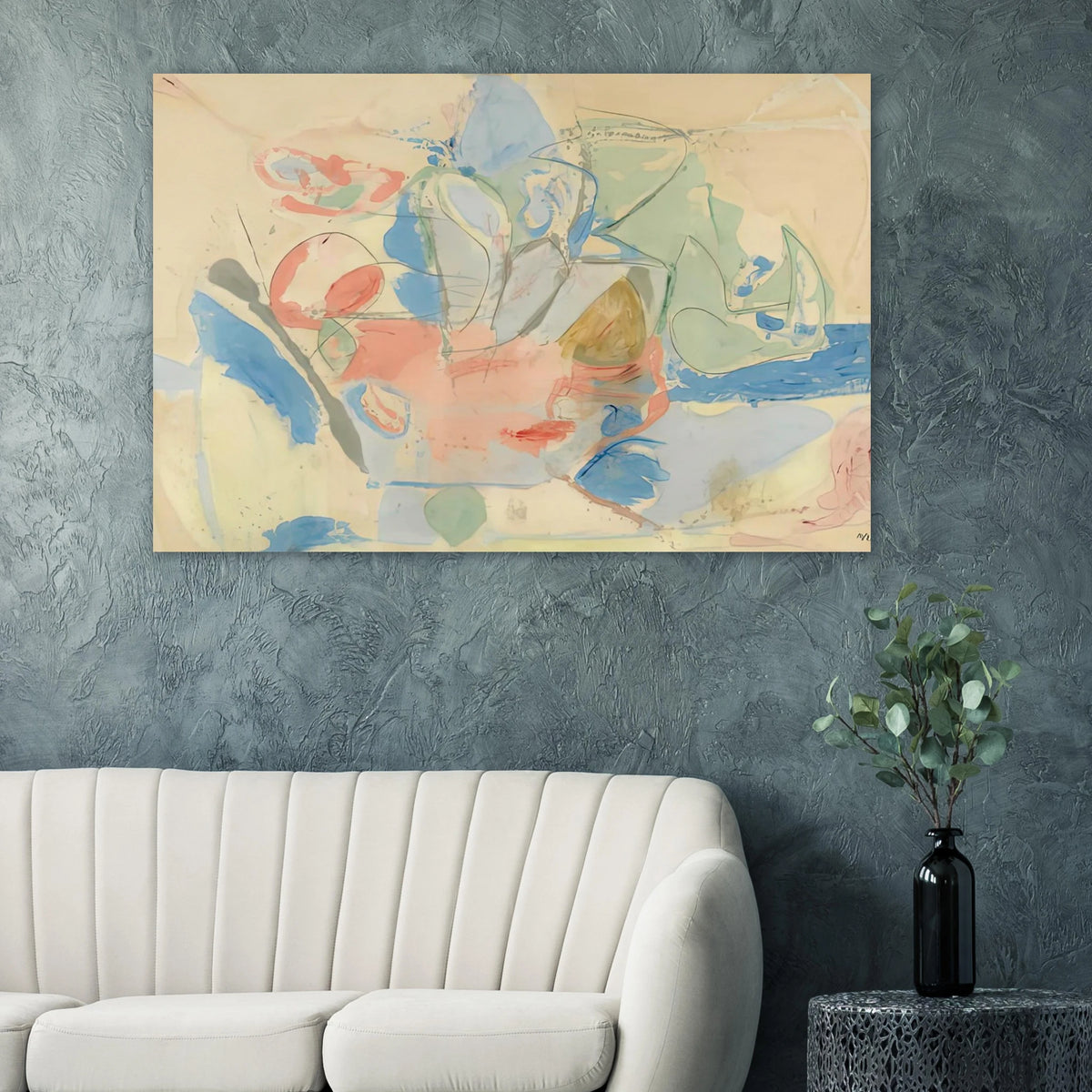 Mountains and Sea, 1952- Poster | Helen Frankenthaler Poster | Frankenthaler Helen