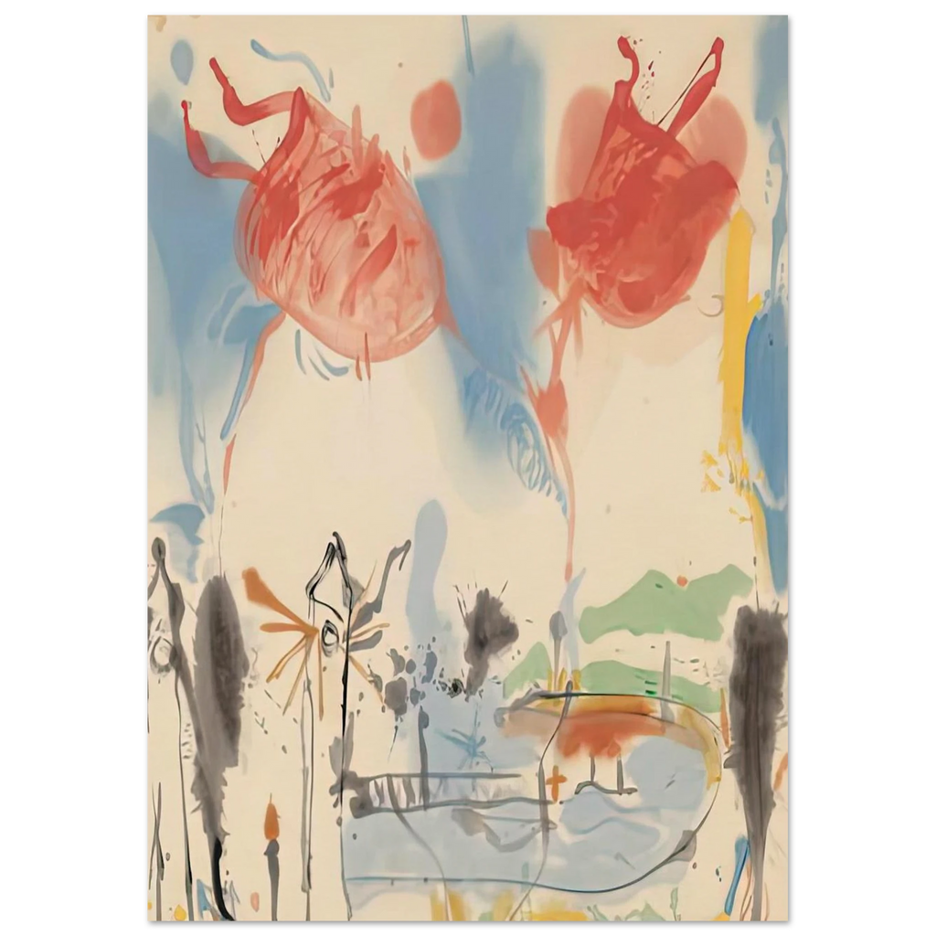Round Trip, 1957- Poster | Helen Frankenthaler Poster | Frankenthaler Helen