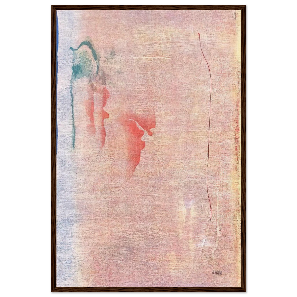 Cedar Hill - 1983 Framed Poster | Helen Frankenthaler Framed Prints Wall Art | Frankenthaler Helen