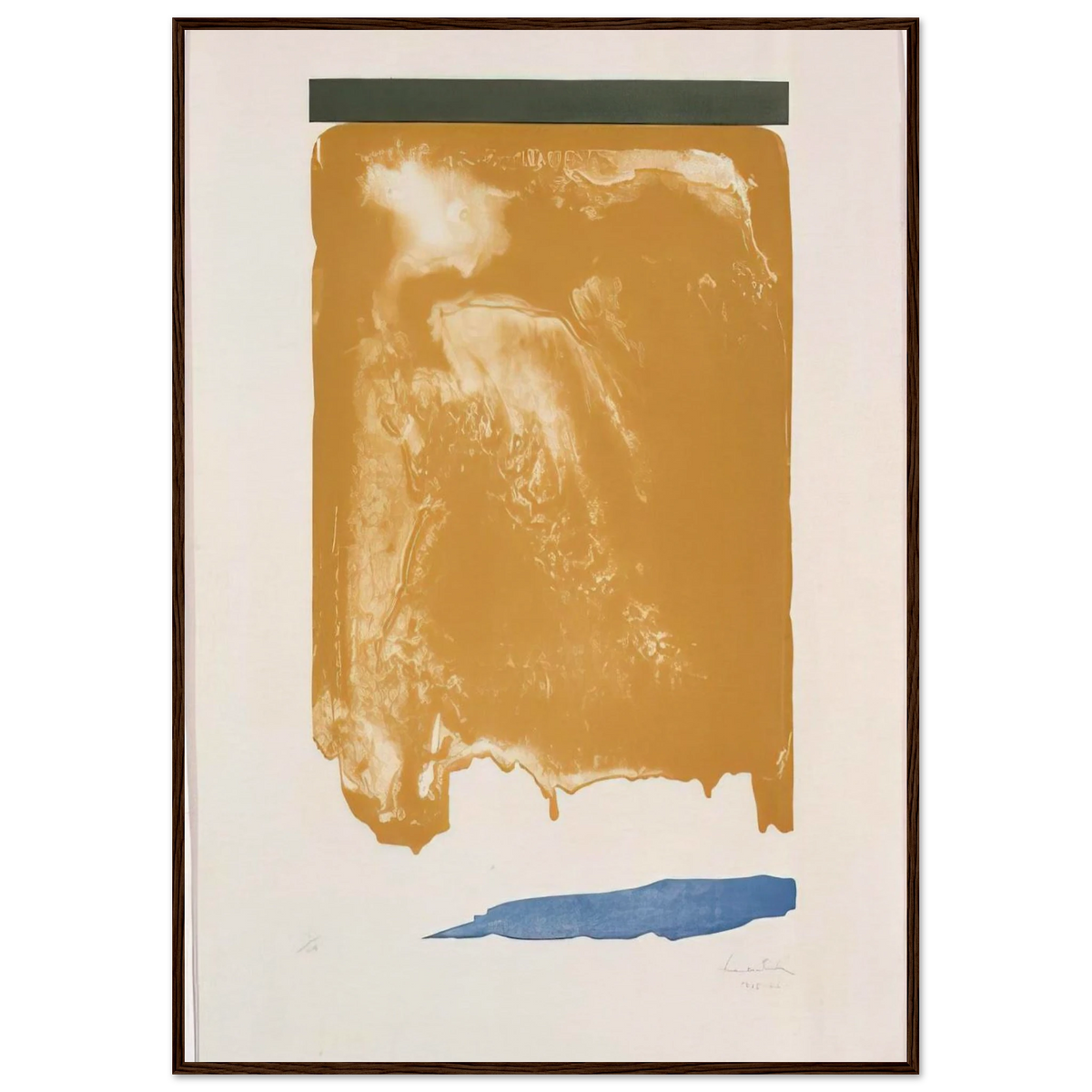 Persian Garden - 1966 Framed Poster | Helen Frankenthaler Framed Prints Wall Art | Frankenthaler Helen