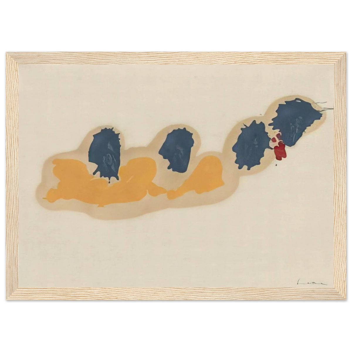 April IV - 1960 Framed Poster | Helen Frankenthaler Framed Prints Wall Art | Frankenthaler Helen