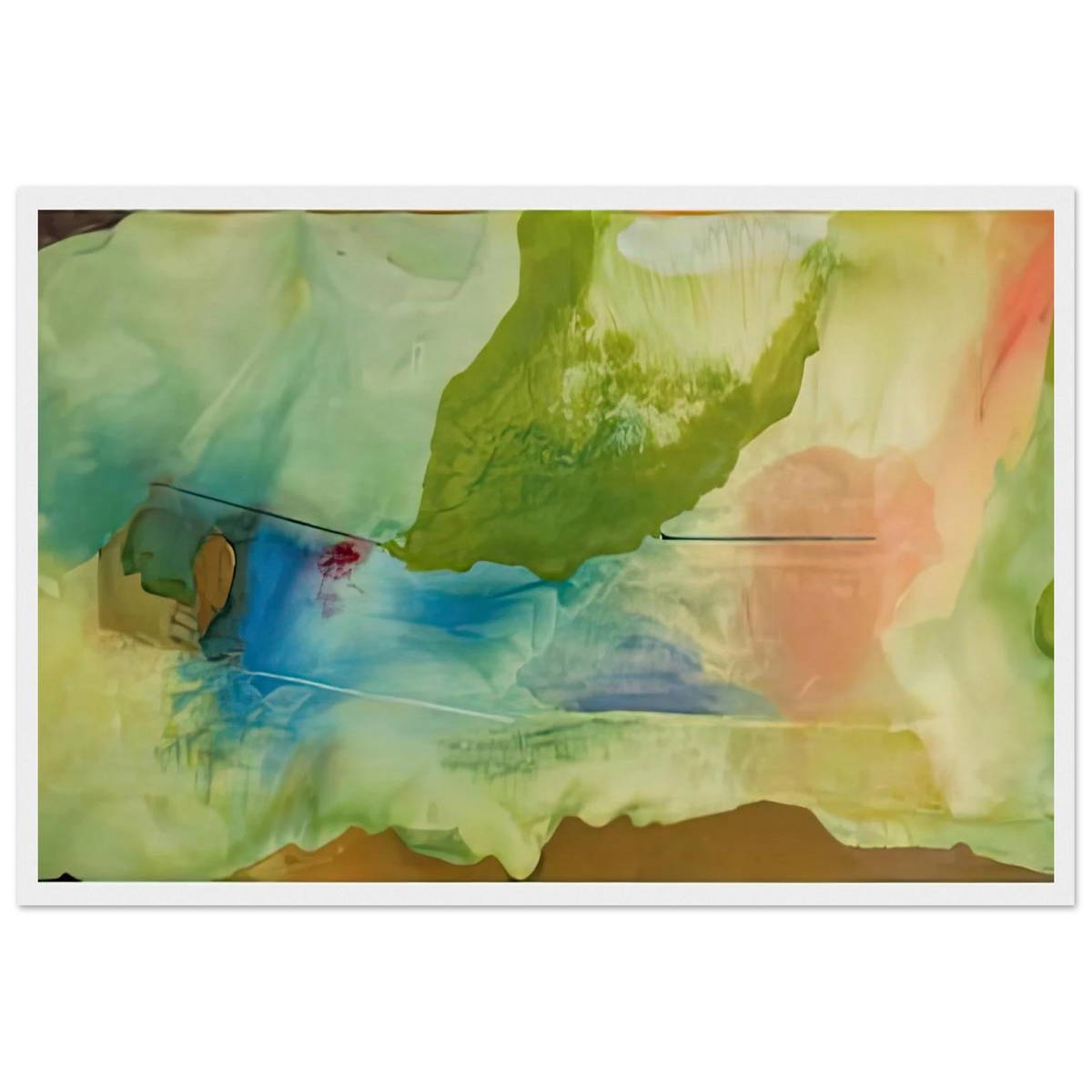 Hint from Bassano, 1973- Framed Poster | Helen Frankenthaler Framed Prints Wall Art | Frankenthaler Helen