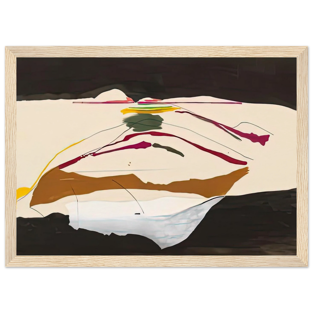 New Paths, 1973- Framed Poster | Helen Frankenthaler Framed Prints Wall Art | Frankenthaler Helen