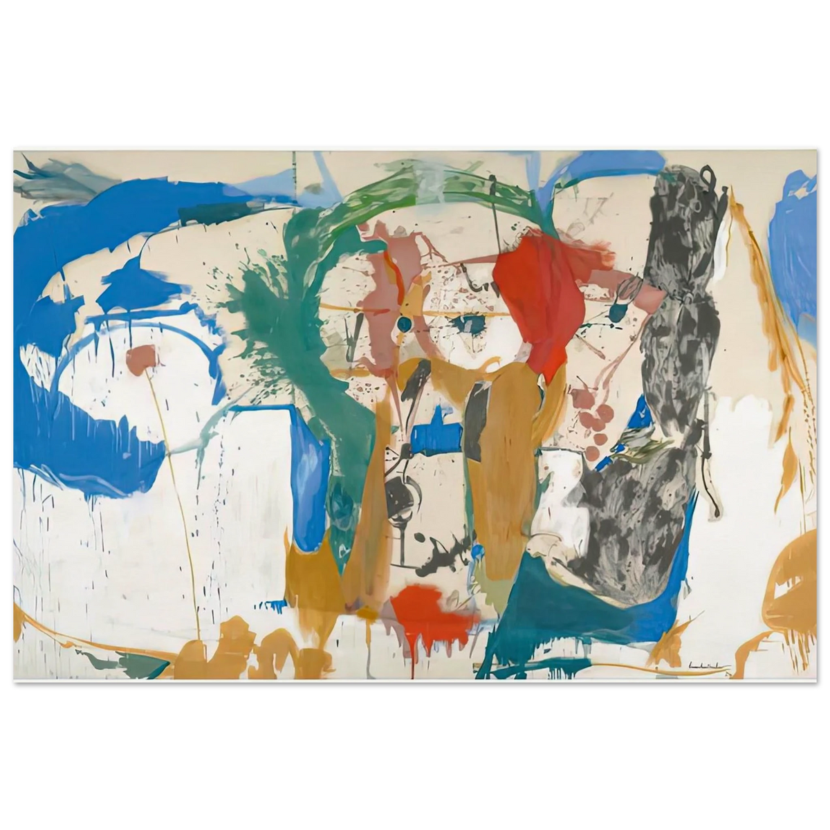 Madridscape, 1959- Poster | Helen Frankenthaler Poster | Frankenthaler Helen