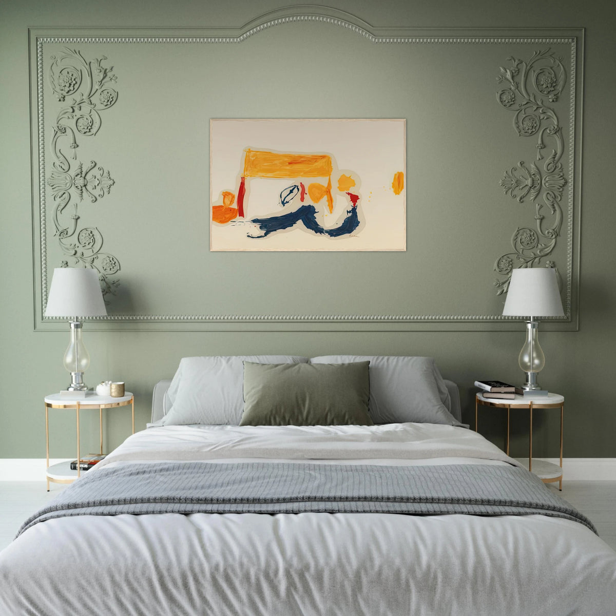 Yellow Games, 1962- Framed Poster | Helen Frankenthaler Framed Prints Wall Art | Frankenthaler Helen