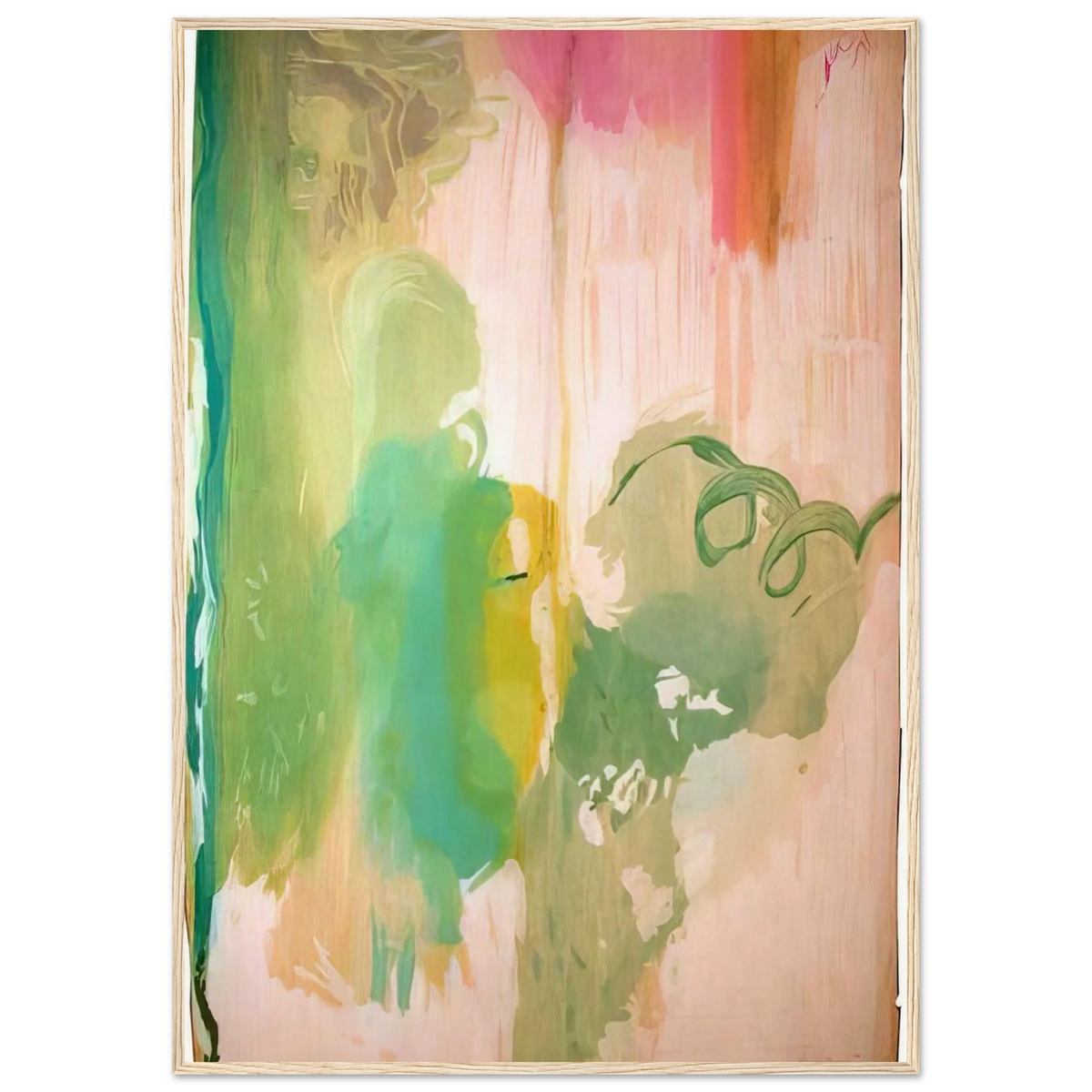Snow Pines - 2004 Framed Poster | Helen Frankenthaler Framed Prints Wall Art | Frankenthaler Helen