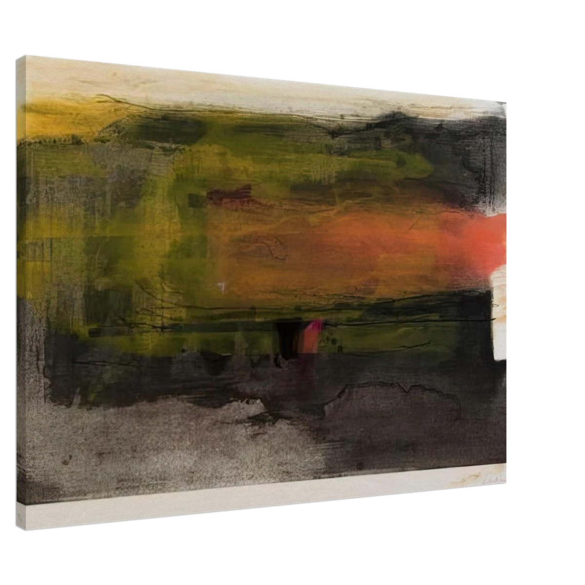 Deep Sun - 1983 Canvas | Helen Frankenthaler Canvas | Frankenthaler Helen