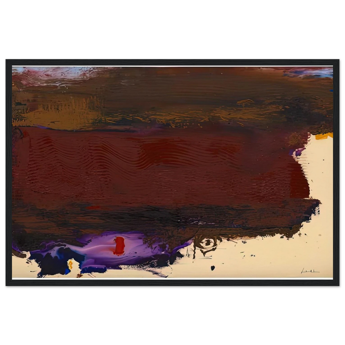 Requiem, 1992- Framed Poster | Helen Frankenthaler Framed Prints Wall Art | Frankenthaler Helen
