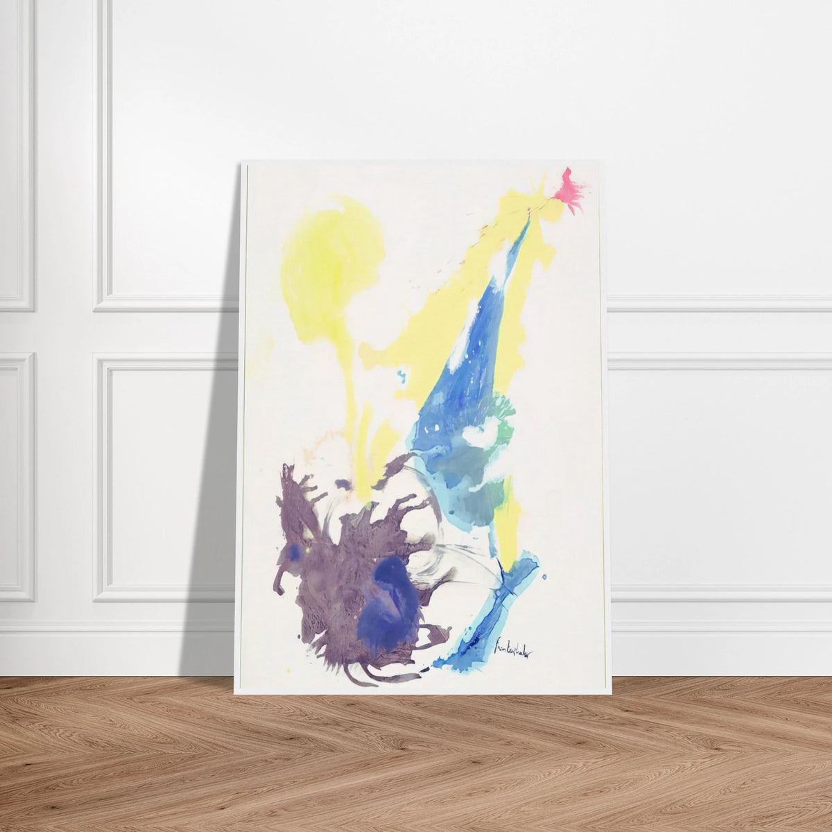 Moving Day - 1961 Framed Poster | Helen Frankenthaler Framed Prints Wall Art | Frankenthaler Helen