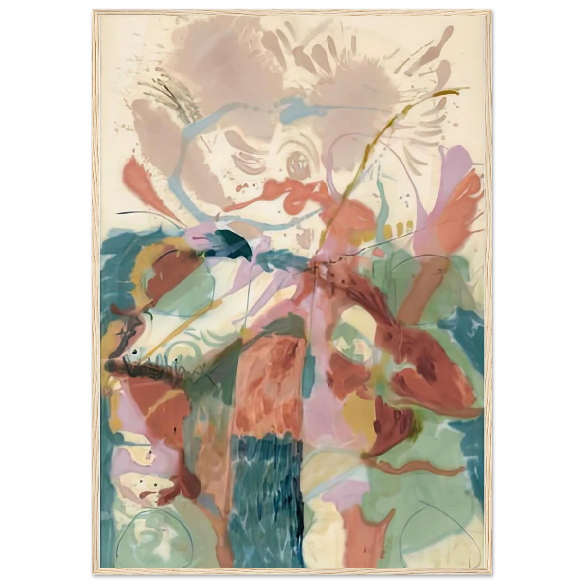Jacob's Ladder, 1957- Framed Poster | Helen Frankenthaler Framed Prints Wall Art | Frankenthaler Helen