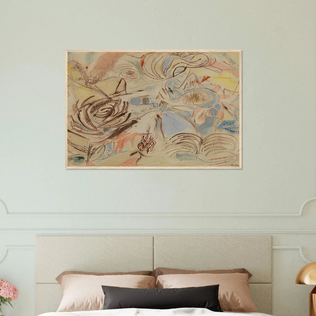 10 29 52, 1952- Framed Poster | Helen Frankenthaler Framed Prints Wall Art | Frankenthaler Helen