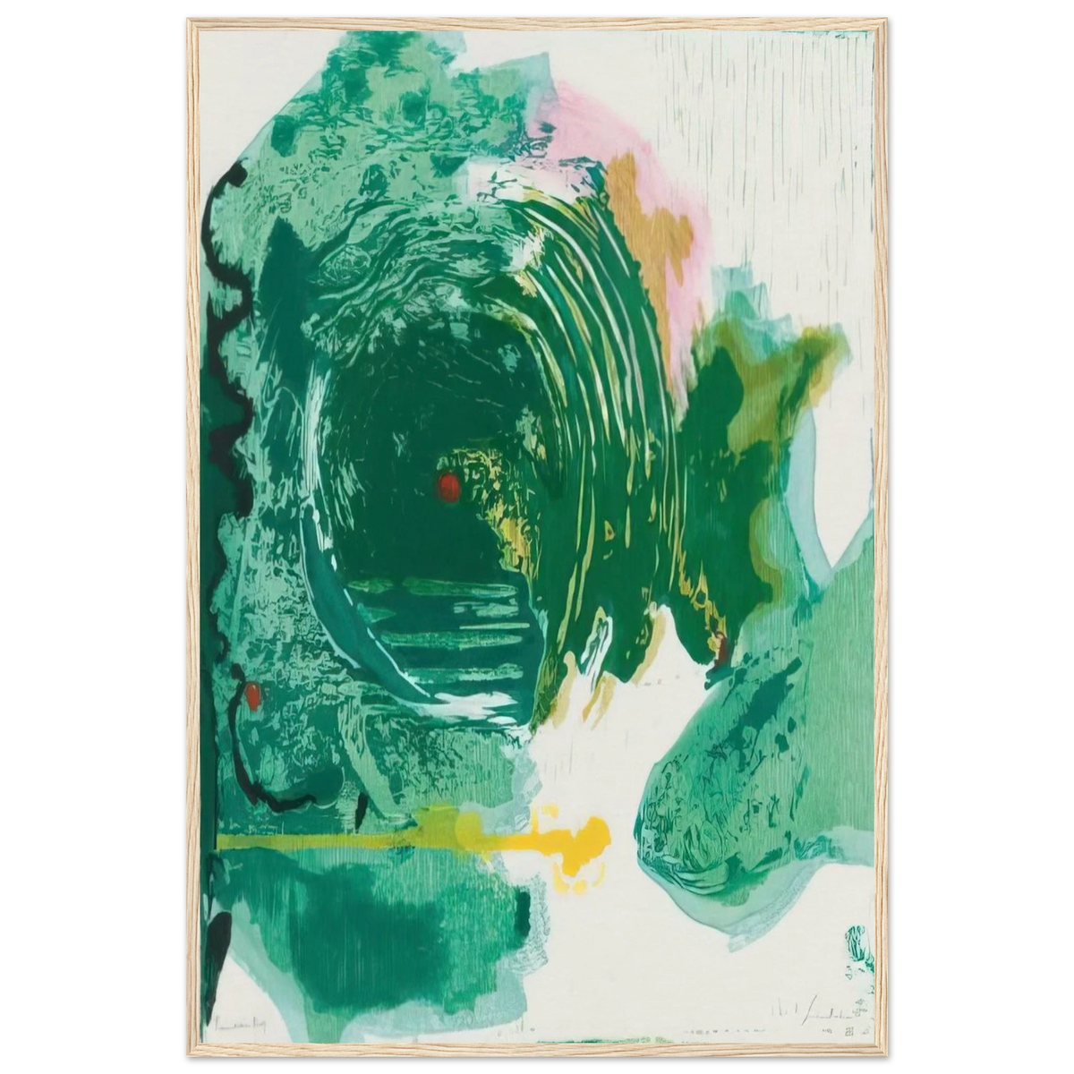 Radius - 1993 Framed Poster | Helen Frankenthaler Framed Prints Wall Art | Frankenthaler Helen