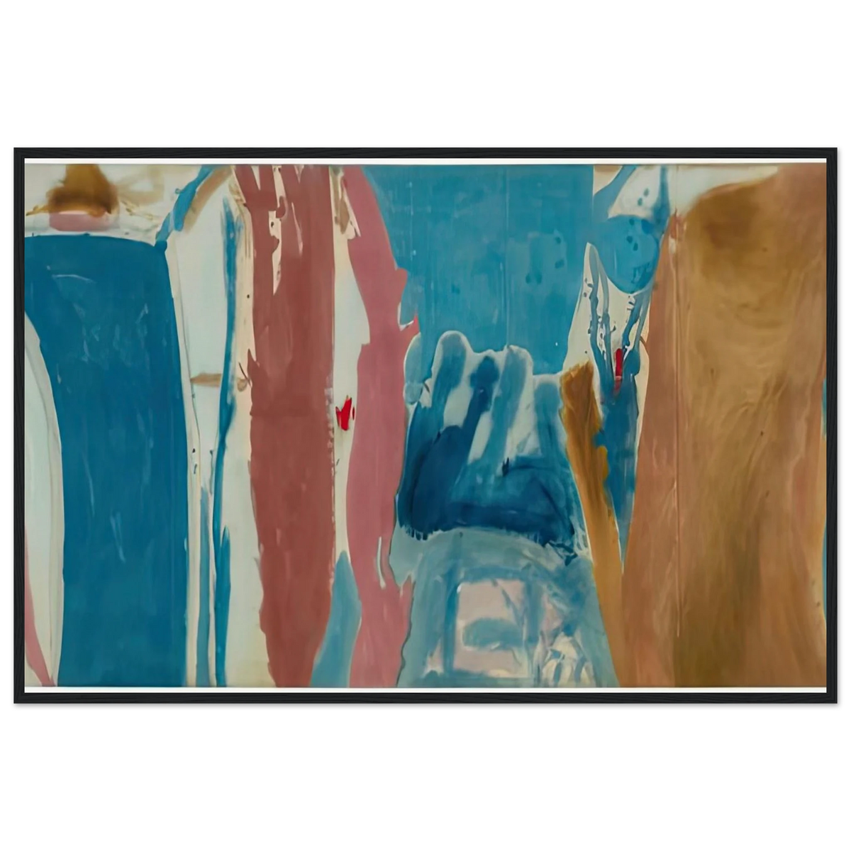 Open Wall, 1953- Framed Poster | Helen Frankenthaler Framed Prints Wall Art | Frankenthaler Helen