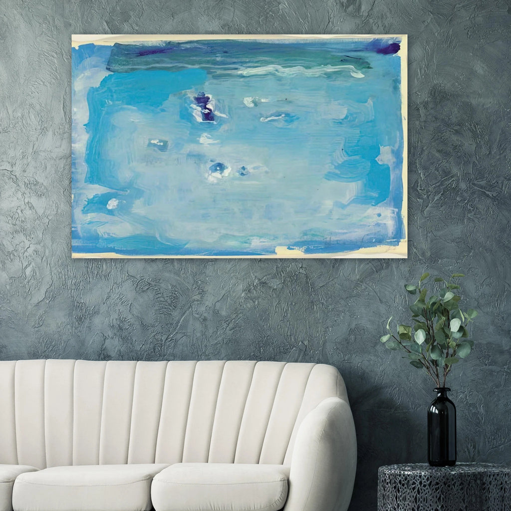Untitled - Color Field Painting, Lyrical Abstraction Poster | Helen Frankenthaler Poster | Frankenthaler Helen