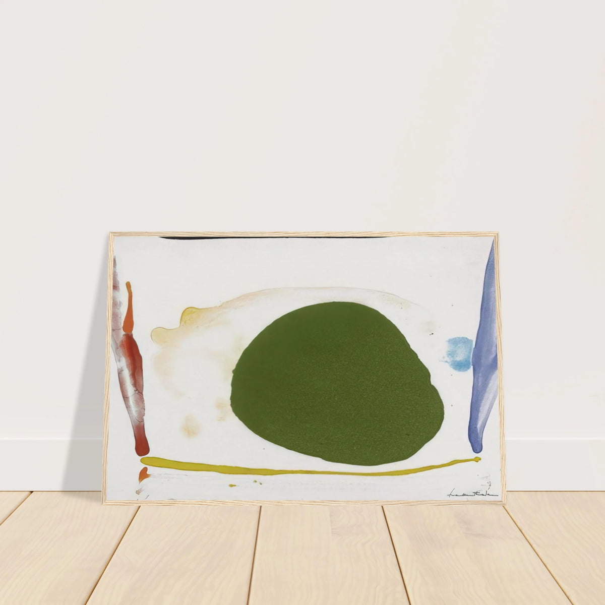 Thanksgiving Day - 1973 Framed Poster | Helen Frankenthaler Framed Prints Wall Art | Frankenthaler Helen