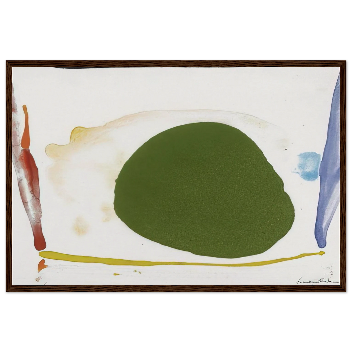 Thanksgiving Day - 1973 Framed Poster | Helen Frankenthaler Framed Prints Wall Art | Frankenthaler Helen