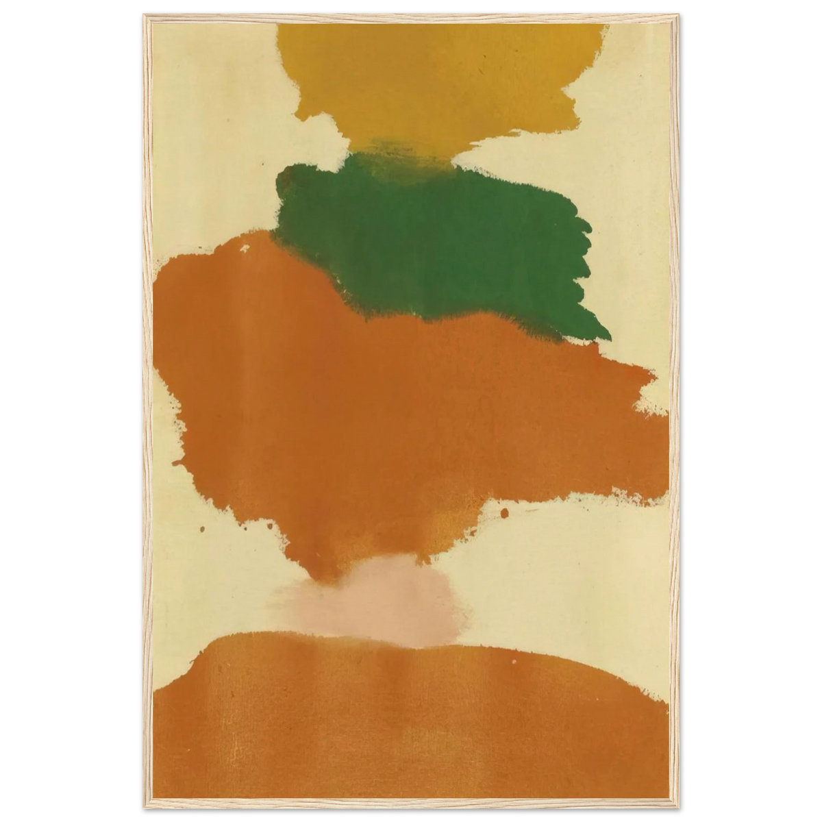 Untitled - 1963 Framed Poster | Helen Frankenthaler Framed Prints Wall Art | Frankenthaler Helen