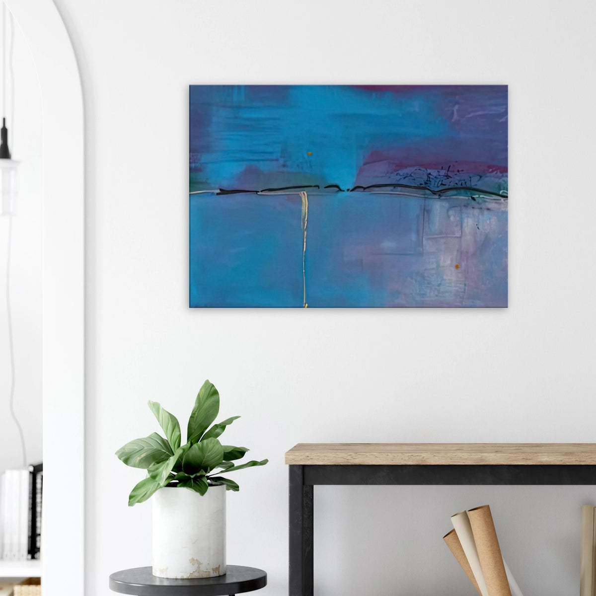 Zone Blue, 1994- Canvas | Helen Frankenthaler Canvas | Frankenthaler Helen
