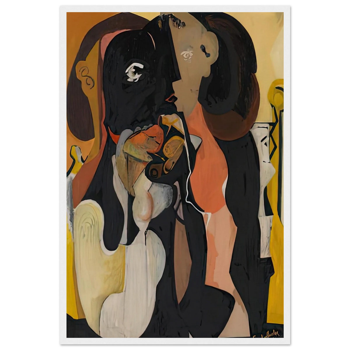 Woman, 1950- Framed Poster | Helen Frankenthaler Framed Prints Wall Art | Frankenthaler Helen