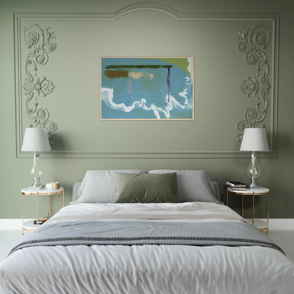 Skywriting - 1997 Framed Poster | Helen Frankenthaler Framed Prints Wall Art | Frankenthaler Helen