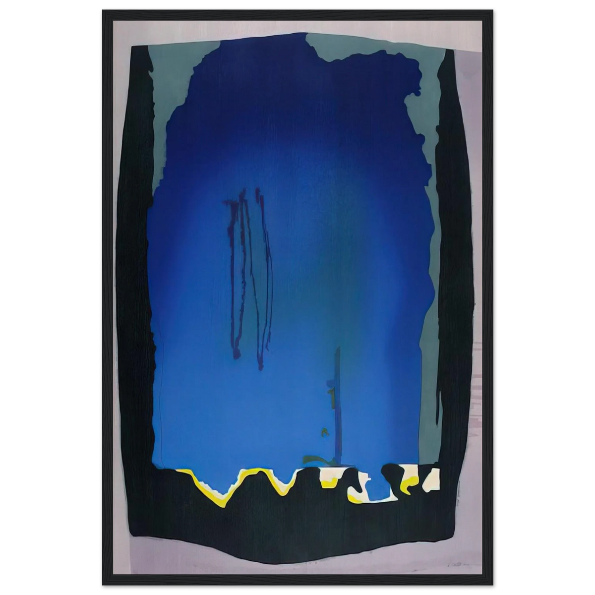 Freefall - 1992 Framed Poster | Helen Frankenthaler Framed Prints Wall Art | Frankenthaler Helen