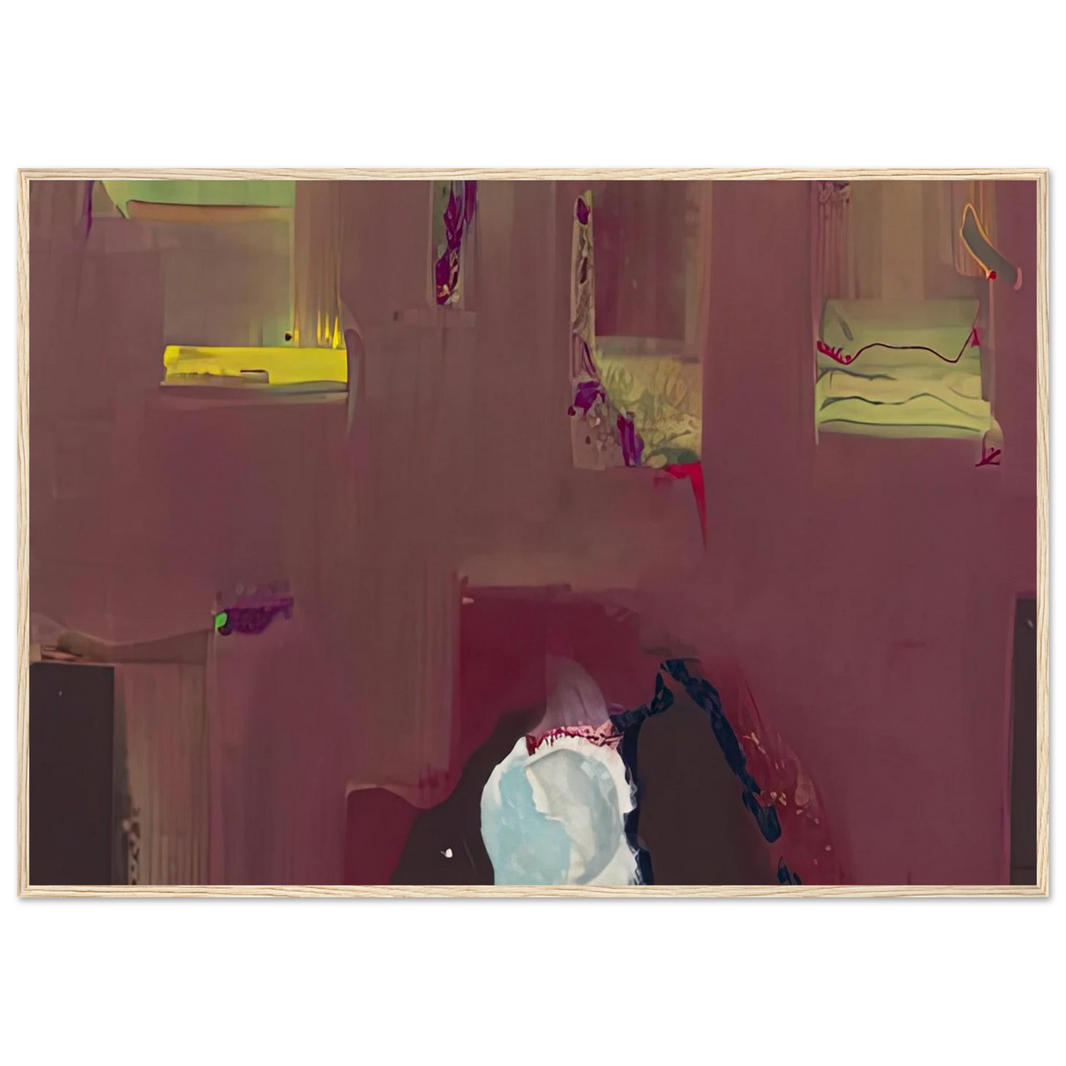 Yin Yang, 1990- Framed Poster | Helen Frankenthaler Framed Prints Wall Art | Frankenthaler Helen
