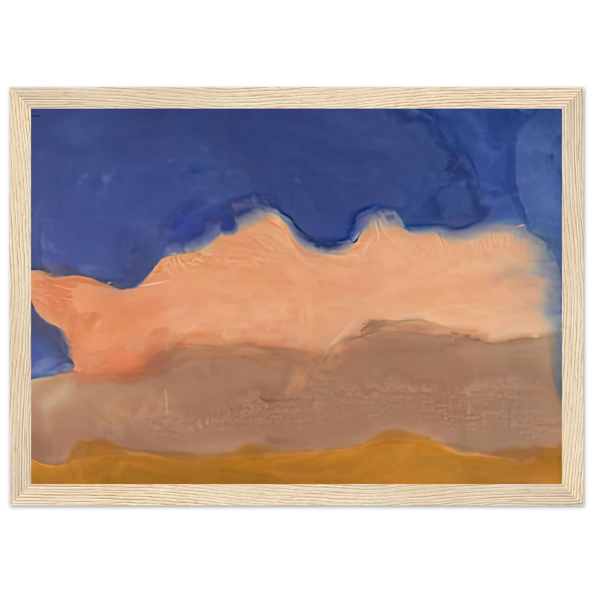 Moontide, 1968- Framed Poster | Helen Frankenthaler Framed Prints Wall Art | Frankenthaler Helen