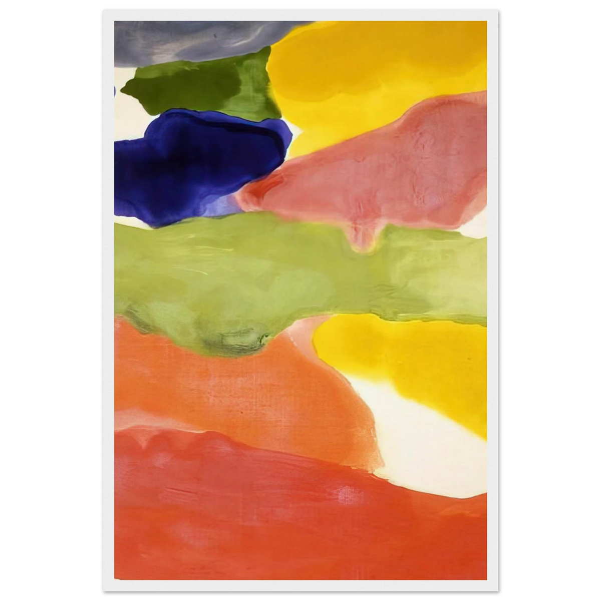 Tutti-Fruitti - 1966 Framed Poster | Helen Frankenthaler Framed Prints Wall Art | Frankenthaler Helen