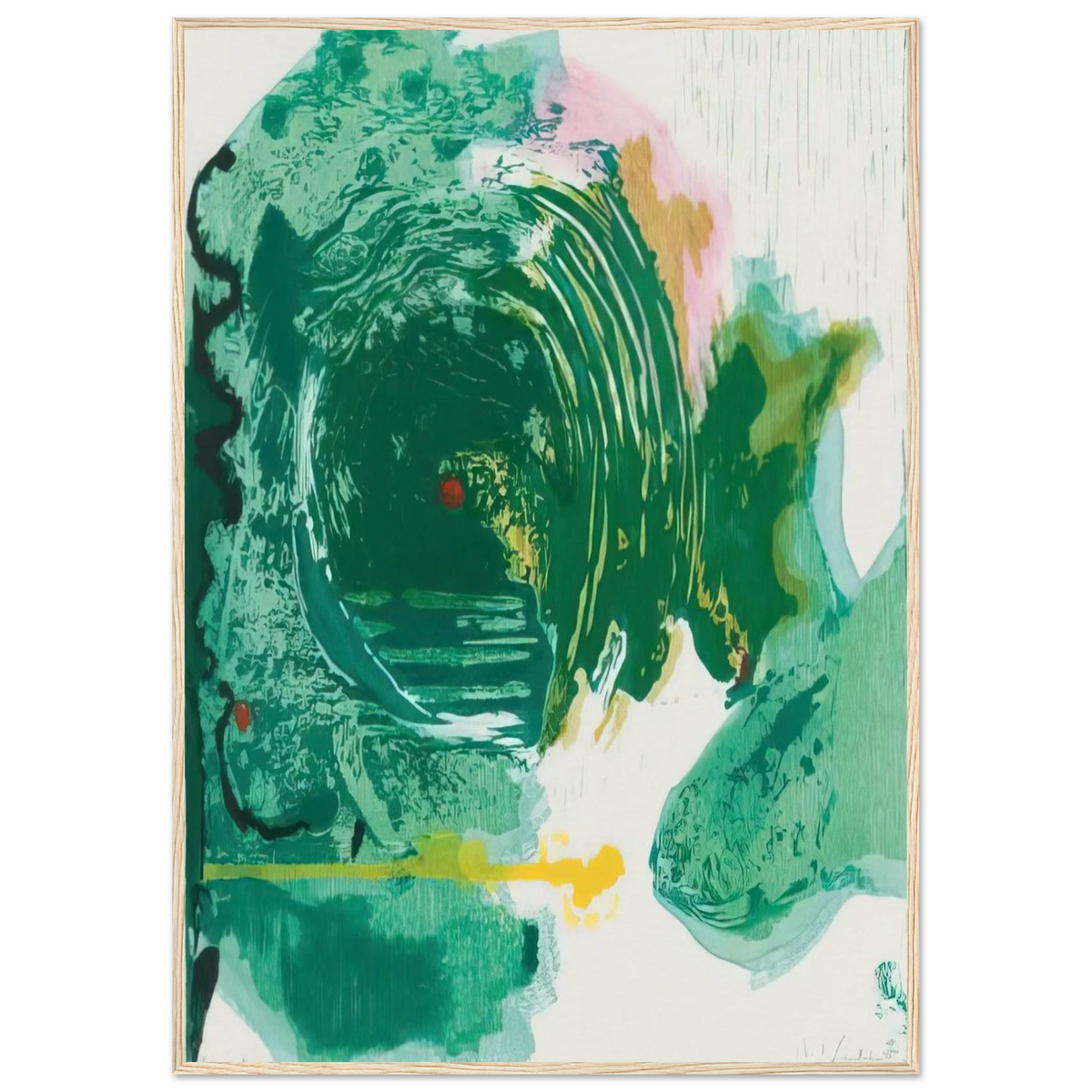 Radius - 1993 Framed Poster | Helen Frankenthaler Framed Prints Wall Art | Frankenthaler Helen