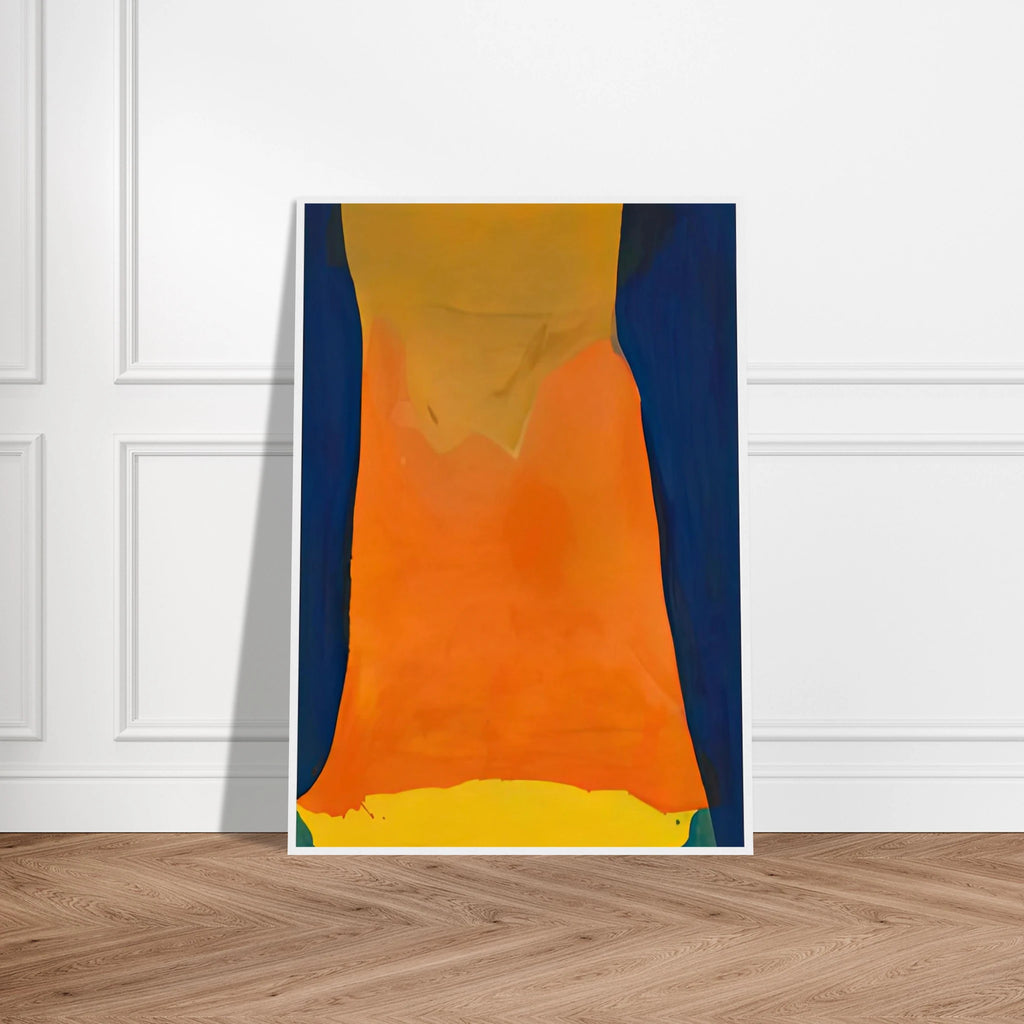 Orange Mood, 1963-64- Framed Poster | Helen Frankenthaler Framed Prints Wall Art | Frankenthaler Helen