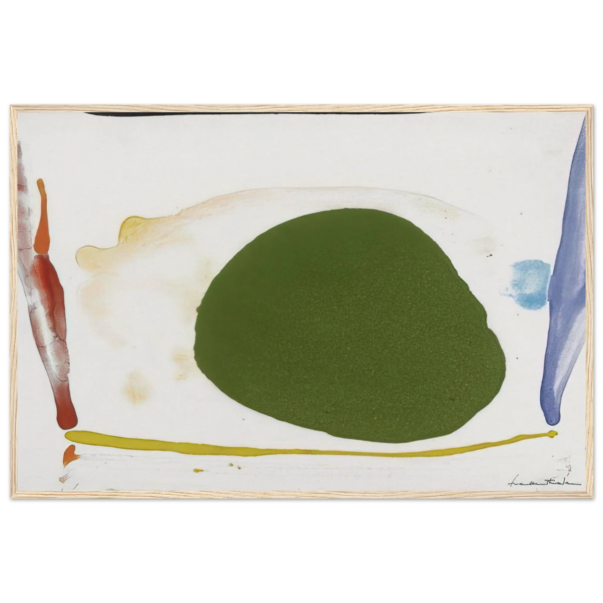 Thanksgiving Day - 1973 Framed Poster | Helen Frankenthaler Framed Prints Wall Art | Frankenthaler Helen