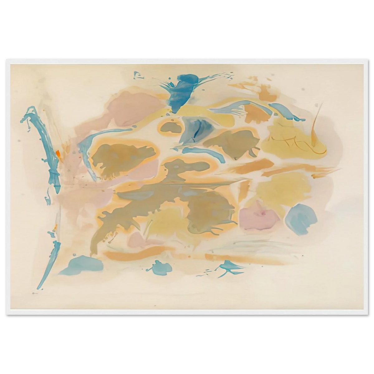 Shatter, 1953- Framed Poster | Helen Frankenthaler Framed Prints Wall Art | Frankenthaler Helen