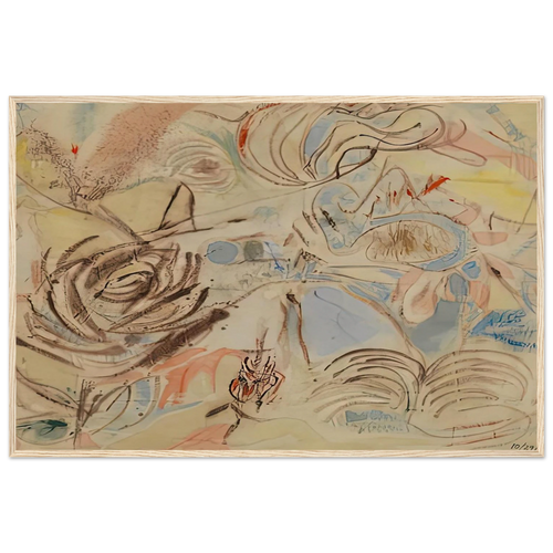 10 29 52, 1952- Framed Poster | Helen Frankenthaler Framed Prints Wall Art | Frankenthaler Helen