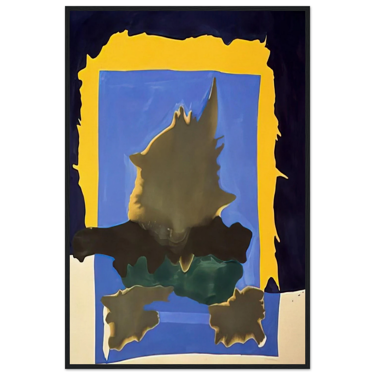Interior Landscape - 1964 Framed Poster | Helen Frankenthaler Framed Prints Wall Art | Frankenthaler Helen