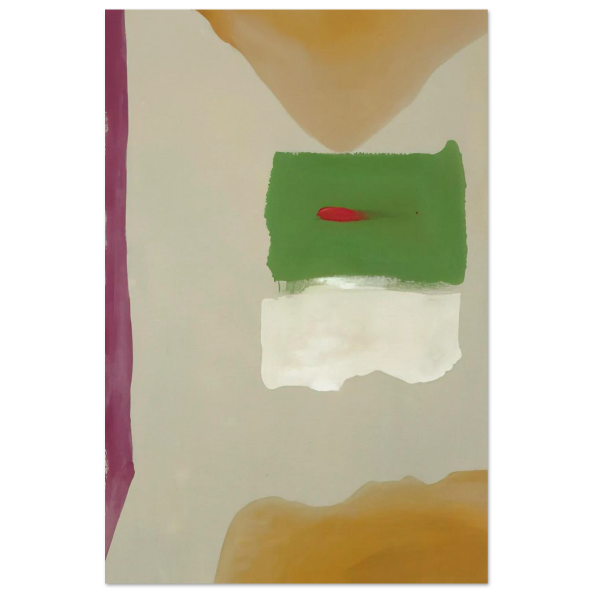 Untitled - Color Field Painting Poster | Helen Frankenthaler Poster | Frankenthaler Helen