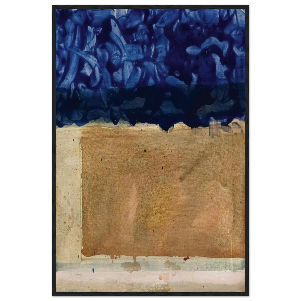 Shoreline - 1952 Framed Poster | Helen Frankenthaler Framed Prints Wall Art | Frankenthaler Helen